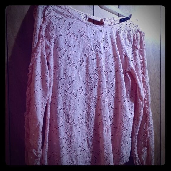 Sanctuary Crochet light pink sweater - Picture 3 of 6